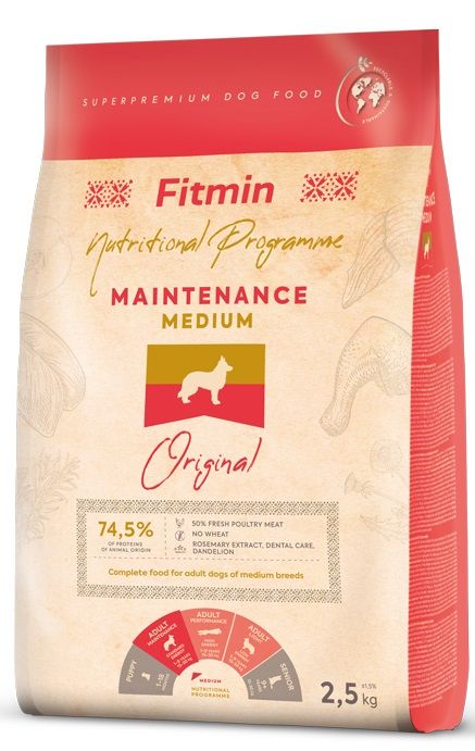 Fitmin Dog medium maintenance - 2,5 kg